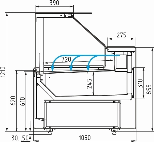 021z6p7x1f9i1pgk2v8bcmumefejx4rn.webp Витрина холодильная CARBOMA GC111 SM 1,5-1 газлифт 1010 мариель