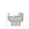505987a0c8f5a39f65d7668cd8fb0140.webp Витрина холодильная BRANDFORD AURORA Slim SQ PLUG-IN 125 вентилируемая SELF