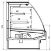 579ba0ff7655232e91911cf65adfddbf.webp Горка холодильная BRANDFORD AURORA 375 TOP LIGHT вертикальная