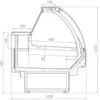 6a0c8b3dbf389b05887dc843ca32e15e.webp Витрина холодильная BRANDFORD AURORA Slim PLUG-IN 190 рыба на льду