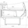 a5e4a9440fec508c6121d421a35d35ca.webp Витрина холодильная BRANDFORD AURORA Slim PLUG-IN 125 вентилируемая SELF