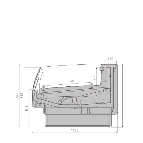b6073bd95ec13ba267585a6b2ac972e5.webp Витрина холодильная BRANDFORD AURORA 190 рыба на льду SELF