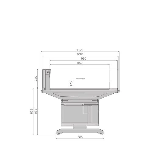 Витрина холодильная BRANDFORD AURA SQ