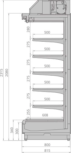 deg7yljg1rpd6aawmbjjwek62w3bt6yu.webp Горка холодильная BRANDFORD Cronox 2080.800.375
