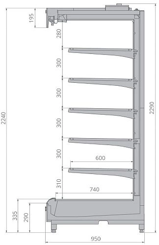 ej1jqq19hl3ue1zpr7znwxasqe77e1ur.webp Горка холодильная BRANDFORD VR2240.950 2500