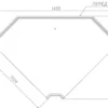 fd9892c9f01d402ce7b221462f085777.webp Витрина холодильная BRANDFORD AURORA Slim Открытый угол 90 вентилируемая SELF