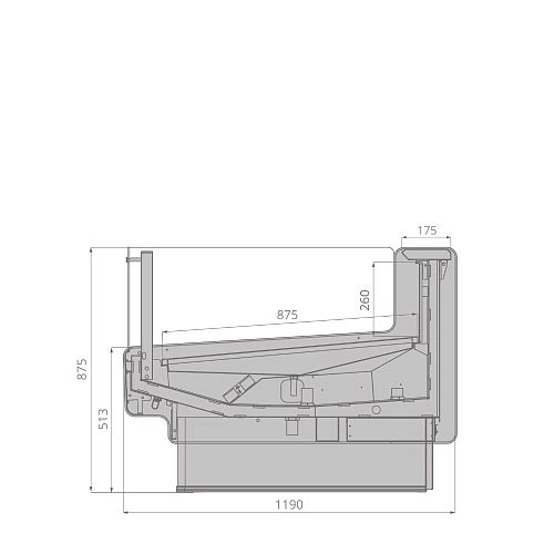 fe6747c2cdf60bcb2c09c990bf24edcf.webp Витрина холодильная BRANDFORD AURORA SQ 250 рыба на льду SELF