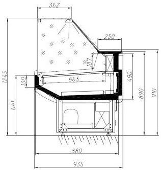 nf028dl27pkwr0mkahfus3p60trz4pot.webp Витрина холодильная АРИАДА Altair Cube ВУ75-1200