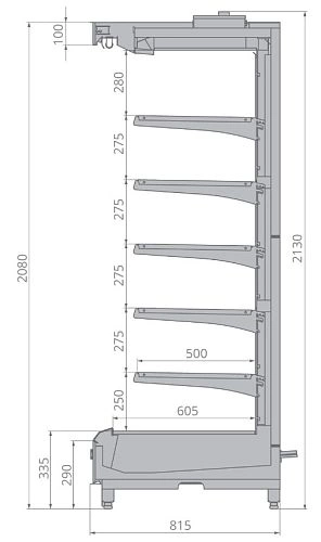 uqo43hezq3pse8igvfcruc5xd8ommilr.webp Горка холодильная BRANDFORD VR2080.800 3750