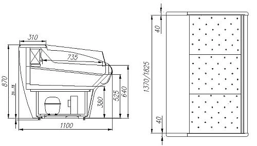 vh2pjnammp1zrtfz8izrtg66ooqlbrmb.webp Витрина холодильная рыбная CARBOMA G110 SP 2,0-2-1 (ВХСл-2,0ш G110 выносной холод)