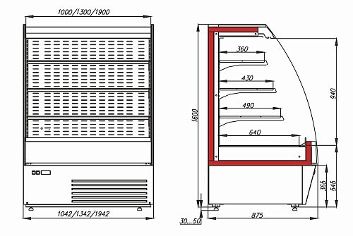 ys1d9eyqo7idixj8jqnckr7tx7zmnya2.webp Витрина холодильная пристенная CARBOMA F 16-08 VM 1,9-2 0020 (1600/875 ВХСп-1,9 cтеклопакет)