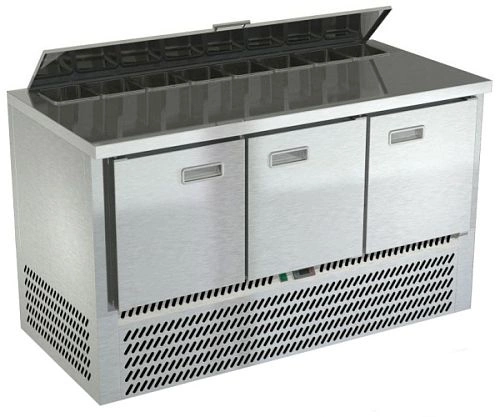0acglgy2ujfeipo43kqf62m0kx4rahpg.webp Стол холодильный ТЕХНО-ТТ СПН/С-127/30-1406 для салатов