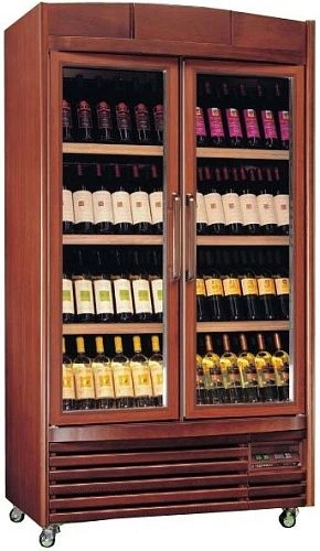 3ebd521774e53f95db9f70b6bfeb3358.webp Шкаф винный TECFRIGO BODEGA 800 1-4TV темный орех