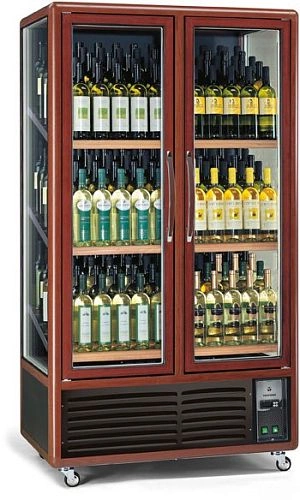 59a203802d8ec930811e6bf5b6cd98e7.webp Шкаф винный TECFRIGO ENOTEC 680 1TV темный орех