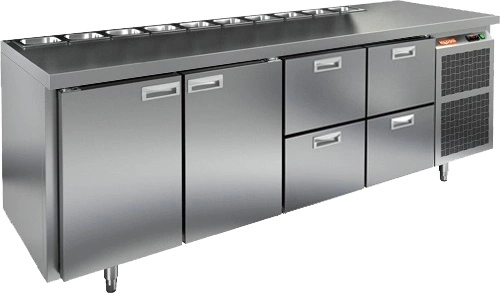 62c49u071grv5e28zdm4srmbogsa5jeo.webp Стол холодильный для салатов HICOLD SL2-1122GN (1/6) О без крышки