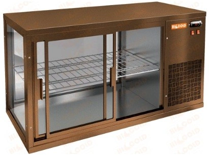 add1da6cf2b7cfdef744cd0b15a5b85f.webp Настольная холодильная витрина HICOLD VRL 1300 R Bronze