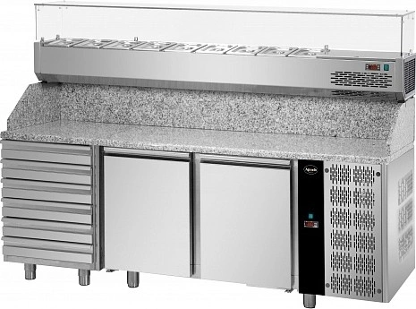 bf58de566d6f609eeed354eac5fe4b7f.webp Стол холодильный для пиццы APACH APZ03D6+VR4 200 VD
