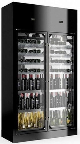 d6c486c3ca57e1dd9c9bce8e92ceb821.webp Шкаф винный ENOFRIGO WINE LIBRARY 2PWALL A1WLW2P226 черный