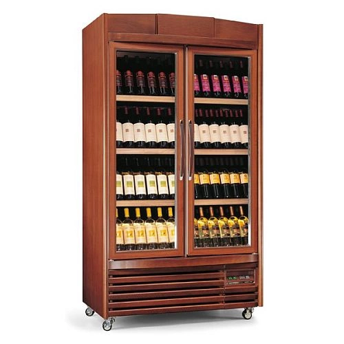 de7308225814f7b0f96ce6da3fccc14b.webp Шкаф винный TECFRIGO BODEGA 800 4TV 1TV темный орех