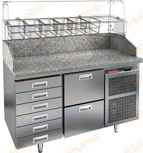 e1c1c918c174b13153c6cdedd5844c0d.webp Стол для пиццы HICOLD PZ4-2/GN 6R камень