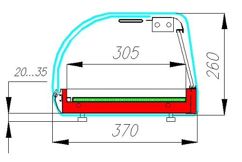f3e8bb997ee00136996affa017ec406a.webp Витрина настольная холодильная CARBOMA Sushi Bar AС37 SM 1,8-1
