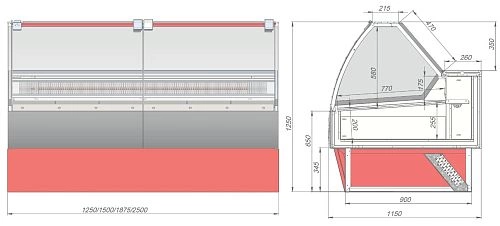 l084e675anif1tmwdc8zlsu82f1faxtr.webp Витрина холодильная для икры KIFATO Аляска 1250 статика вынос