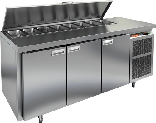 pdy8pfeiusca3s433rsd280pdsskrnqy.webp Стол холодильный для салатов HICOLD SL1-111GN (1/3) О