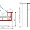 pjrfe232yl5u92taq4ivbwrw121ixci0.webp Витрина холодильная CARBOMA GC110 VM 2,0-1, 0011-9006, с боковинами, динамика