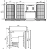 ynh5yoevdo0h6nlzgliojfcwdzivs9f5.webp Стол морозильный CARBOMA T70 L3-1 9006-2 (3GN/LT) корпус серый, 3 двери с бортом