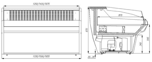 19cvgjyl3yhlfeeeayig2hmaimjmryjh Витрина холодильная открытая Carboma G110 VM 2,0-2 (ВХСо-2,0 Carboma G110 (динамика)