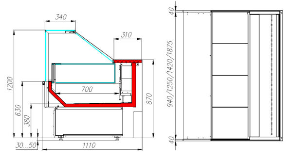 3ibx31iopqlho8r0zdwtenweky63f316 Морозильная витрина Carboma GC110 SL 2,0-1