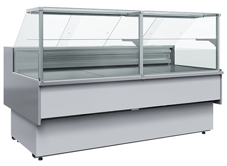Холодильная витрина GC110 SM 2,5-1 (с пластиковыми боковинами)