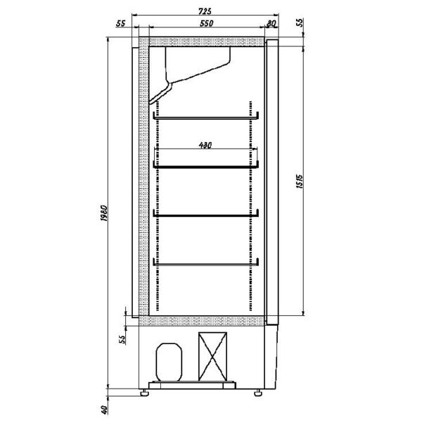amravvr7zqrt6vvb1r0wr11jyrkwgp3e Морозильный шкаф Ариада Рапсодия R1400L (пропан)