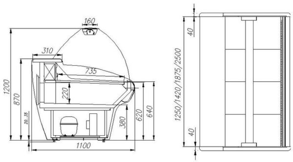 dap8clwu0rgae9807bd48ma67f3ba69t Холодильная витрина Carboma G110 SM 2,5-1 (ВХС-2,5 Carboma G110)