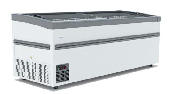 Ларь-бонета комбинированная FROSTOR UF 1900 ВЕТ (торцевая) серый с делителями