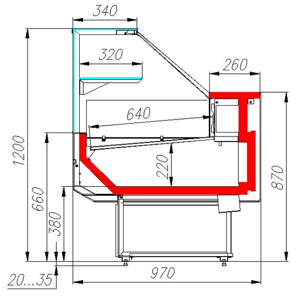 tgmhd5mt12kpn5ang0iuindmvt9dreww Холодильная витрина Carboma GC95 SV 2,0-1 0013-0430 (ВХСр-2,0 Carboma GC95 KombiLux) (0107 Ольха)