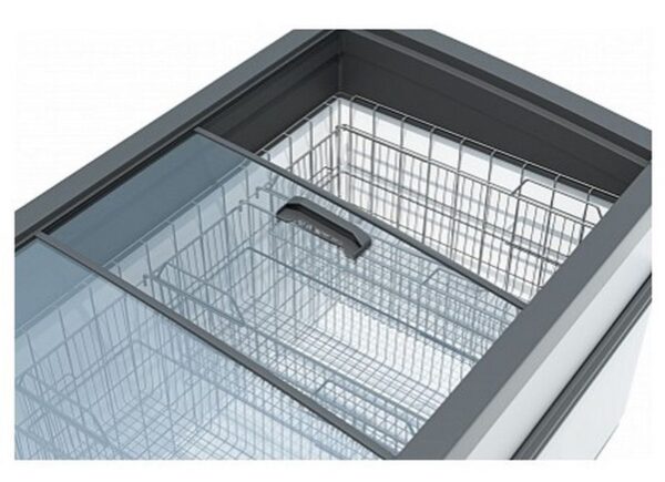 Ларь-бонета комбинированная FROSTOR UF 1900 ВЕТ (торцевая) серый с делителями