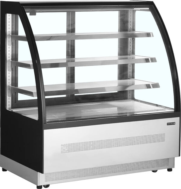 9_7469c5d53b05bf8d1d62f0b6dc53201b Витрина кондитерская TEFCOLD LPD1200C/BLACK черная/нерж