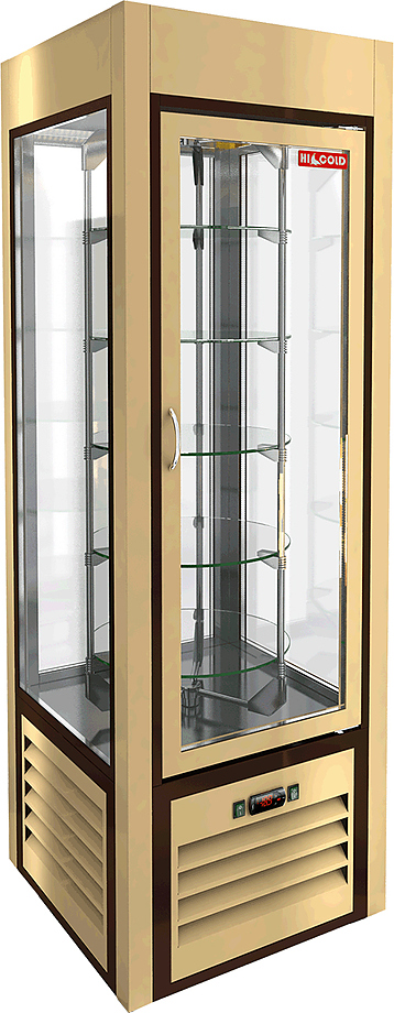 22-332a4bb0b4471bacdae19d28a7d6b41a Витрина кондитерская HICOLD VRC 350 R Sh Beige FR