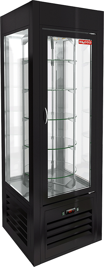 25-de1fa1123060cbfbddcb72e19de4731a Витрина кондитерская HICOLD VRC 350 R Sh Black